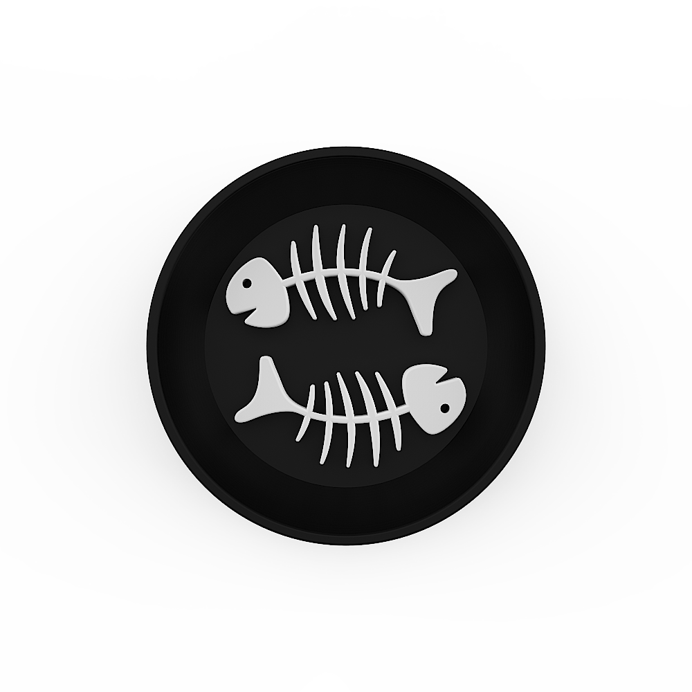 Fish Bone Pet Bowl